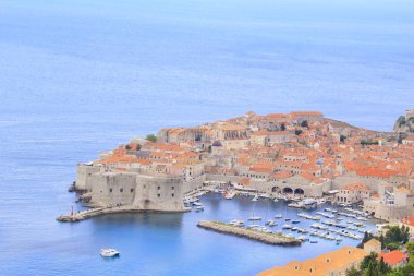 Dubrovnik, Hırvatistan'ın antik kentin güzel manzara