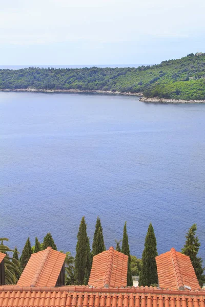 Hermosa Vista Antigua Ciudad Dubrovnik Croacia — Foto de Stock