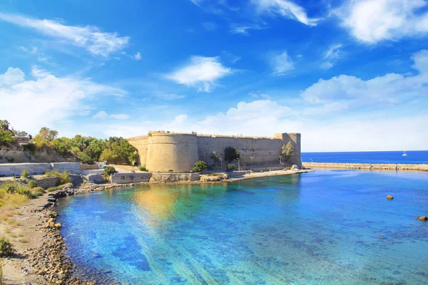 Vacker Utsikt Över Kyrenia Slott Kyrenia Girne Norra Cypern — Stockfoto