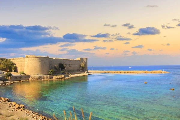 Vacker Utsikt Över Kyrenia Slott Kyrenia Girne Norra Cypern — Stockfoto