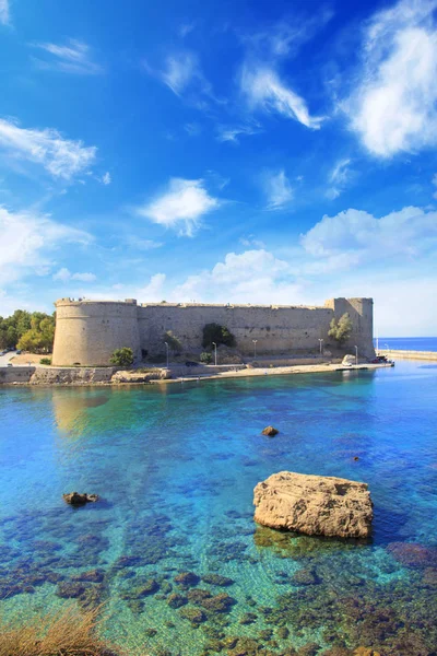 Vacker Utsikt Över Kyrenia Slott Kyrenia Girne Norra Cypern — Stockfoto