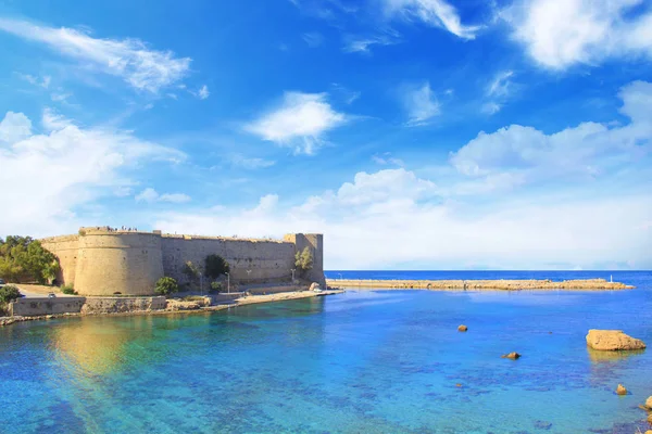 キレニア Girne 北キプロスのキレニア城の美しい景色 — ストック写真