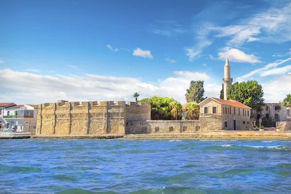 Gyönyörű Kilátás Nyílik Larnaca Castle Ciprus Szigetén — Stock Fotó