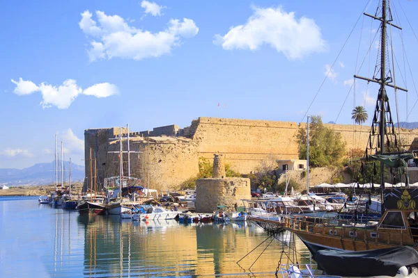 Schöne Aussicht Auf Die Kyrenia Bucht Kyrenia Girne Nordzypern — Stockfoto