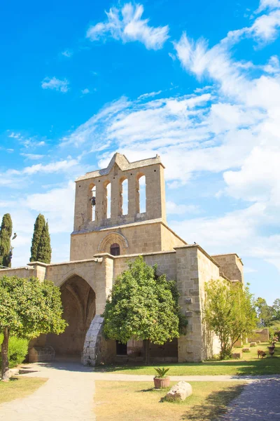 Beautiful View Construction Bellapais Abbey Kyrenia Girne Republic Northern Cyprus — Stock Photo, Image
