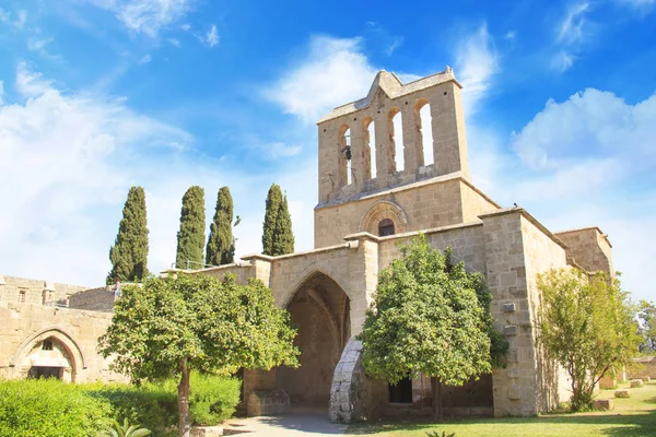 Beautiful View Construction Bellapais Abbey Kyrenia Girne Republic Northern Cyprus — Stock Photo, Image