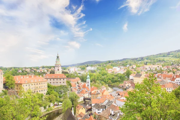 Bonita Vista Del Centro Histórico Cesky Krumlov República Checa — Foto de Stock