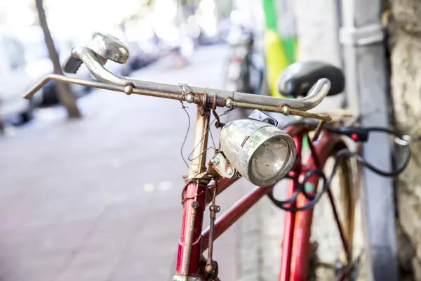 Bicicletas Una Calle — Foto de Stock