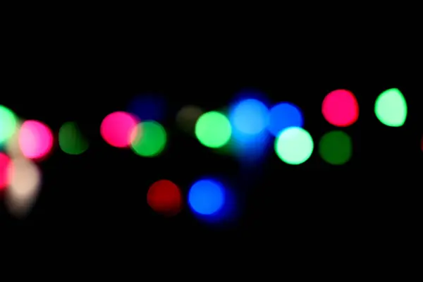 Colorful Christmas Lights Background — Stock Photo, Image