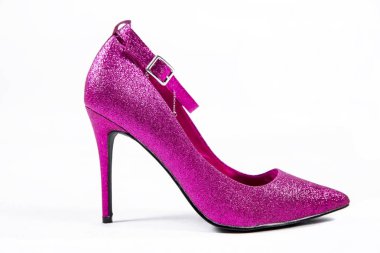 Kadın Ayakkabı dikiş ile pembe