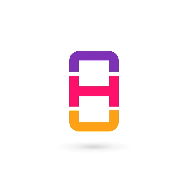 Letter H GSM logo pictogram sjabloon ontwerpelementen — Stockvector