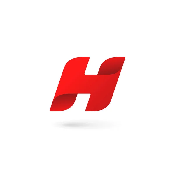 Letter H logo pictogram ontwerp template elementen — Stockvector