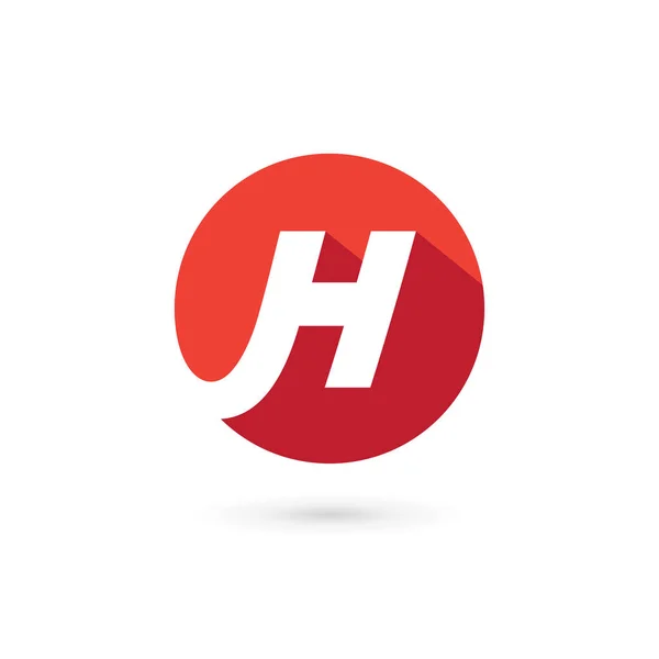 Letter H logo pictogram ontwerp template elementen — Stockvector