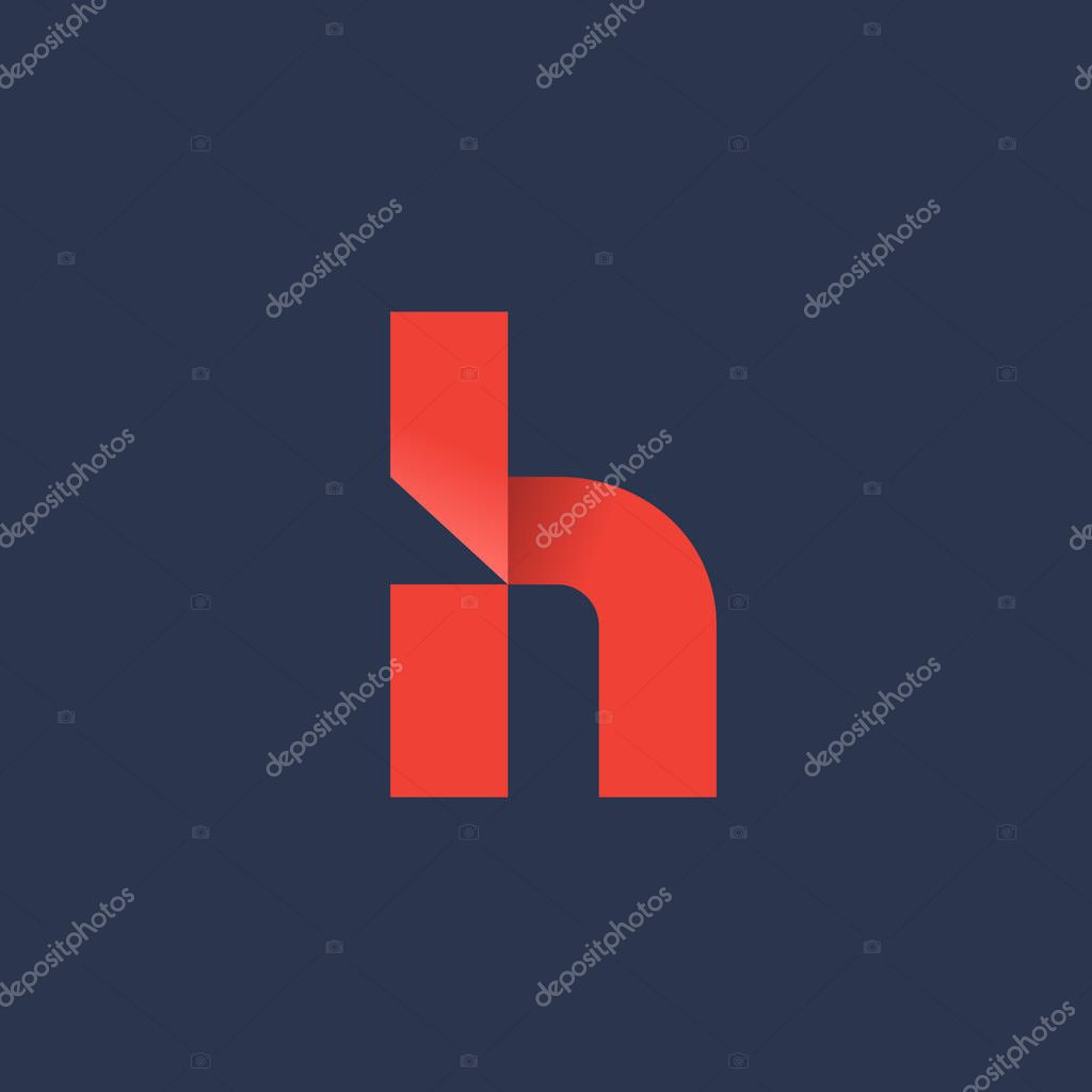 Letter H logo icon design template elements