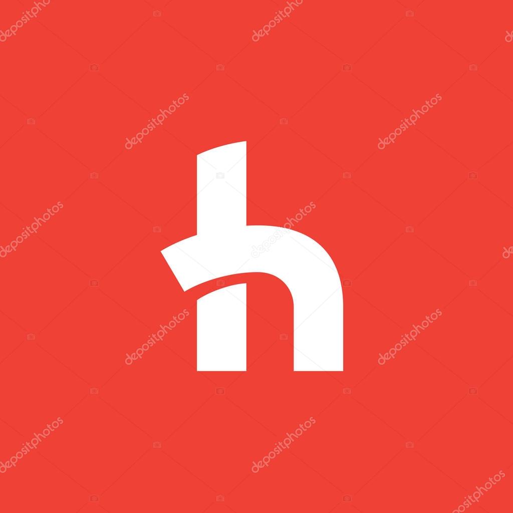 Letter H logo icon design template elements