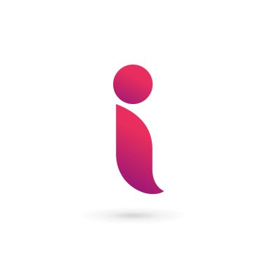 Letter I logo icon design template elements clipart
