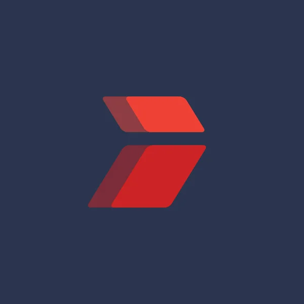 Letra I icono del logotipo elementos de plantilla de diseño — Vector de stock