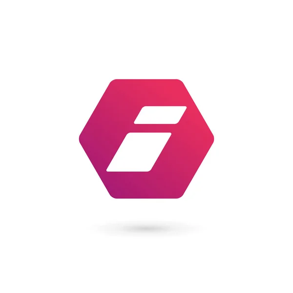 Brief i info logo icon design template elemente — Stockvektor