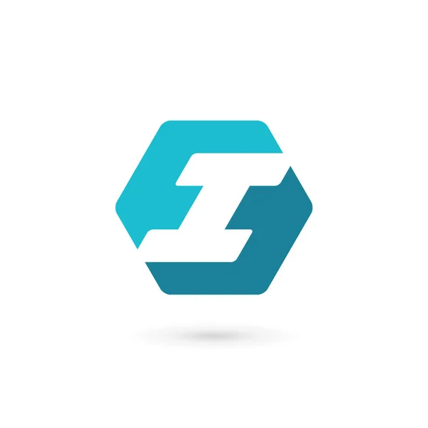Letter I logo pictogram ontwerp template elementen — Stockvector