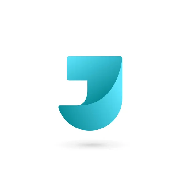 Элементы шаблона логотипа буквы J — стоковый вектор