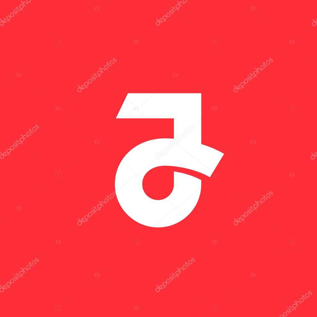 Letter J logo icon design template elements