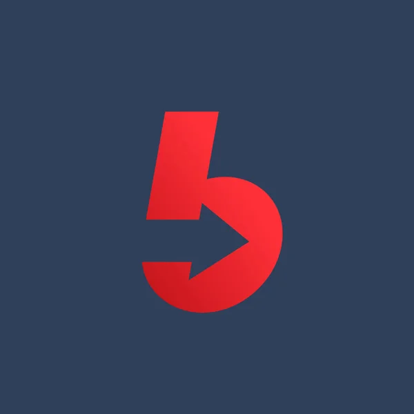 Letter B Logo pictogram ontwerp sjabloon elementen — Stockvector