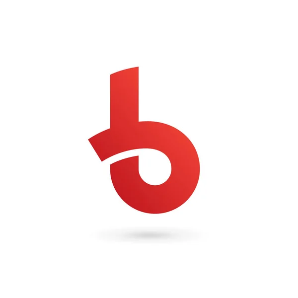 Letra B Logo Elementos de plantilla de diseño de iconos — Vector de stock