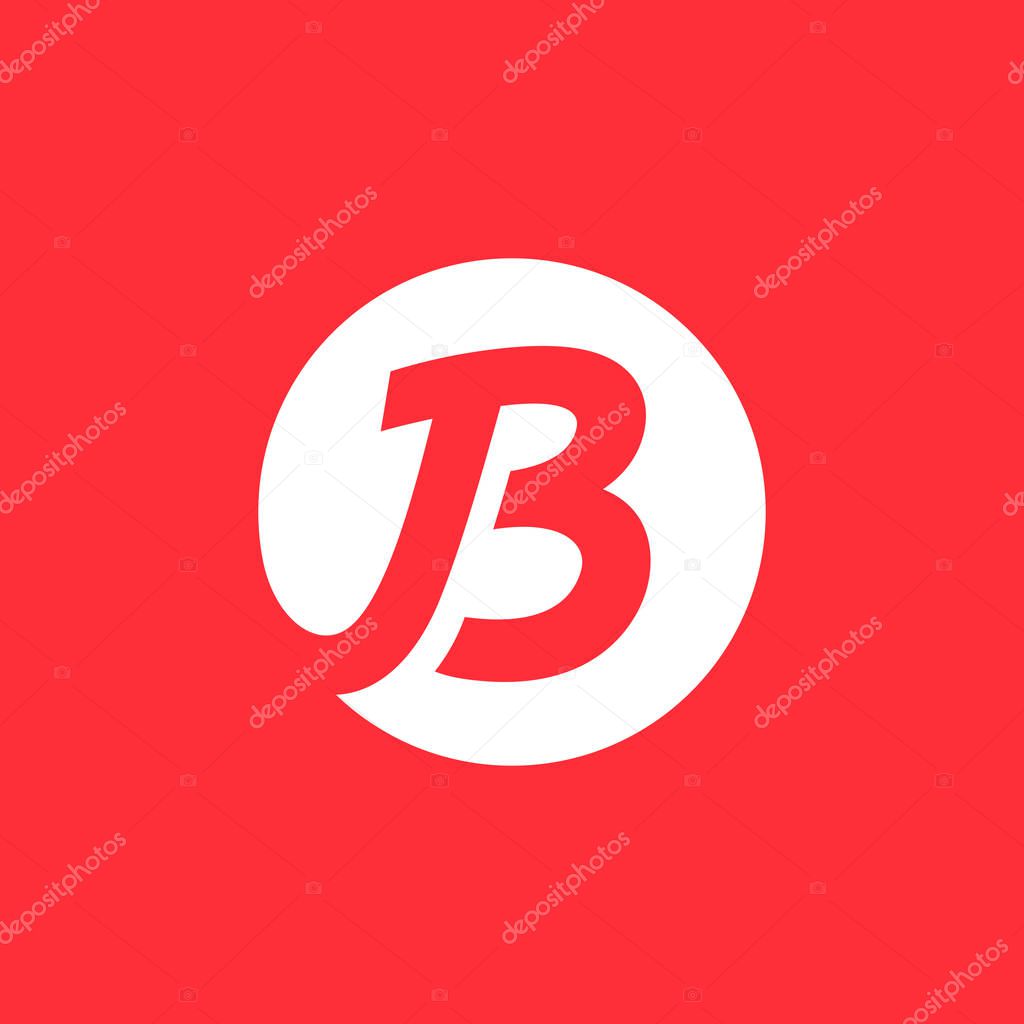 Letter B logo icon design template element