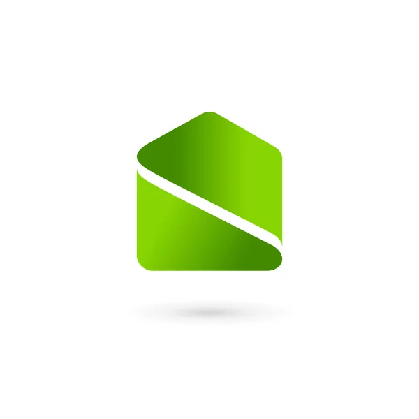 Immobilien Haus Logo Ikone Design-Vorlage Elemente — Stockvektor