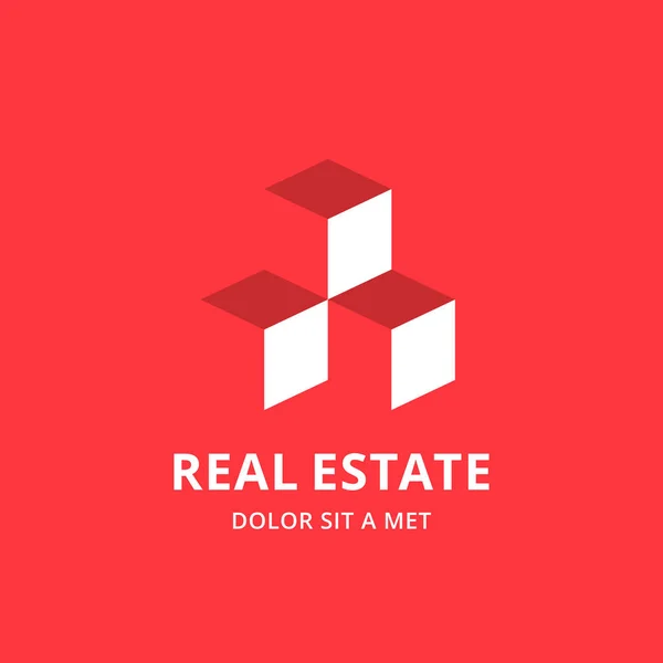 Imobiliário casa logotipo ícone design modelo elementos — Vetor de Stock