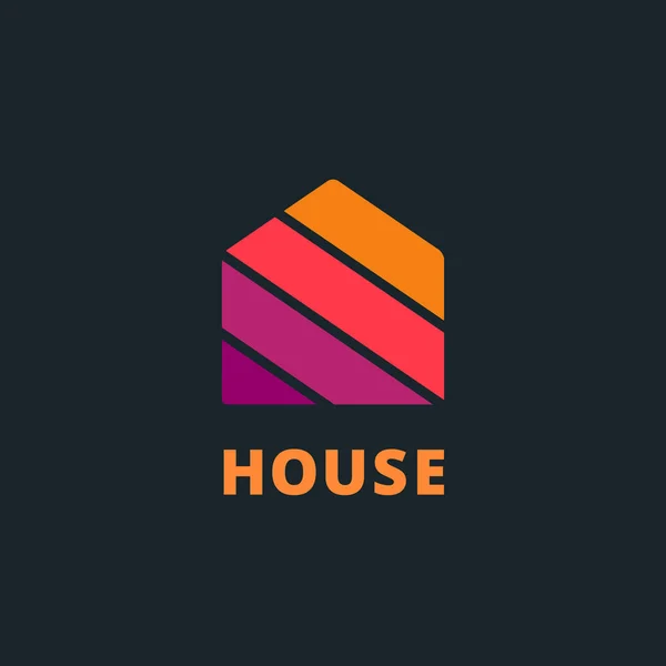 Real estate house logo icoon ontwerp template elementen — Stockvector