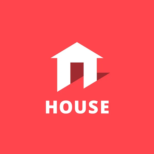 Immobilien Haus Logo Ikone Design-Vorlage Elemente — Stockvektor