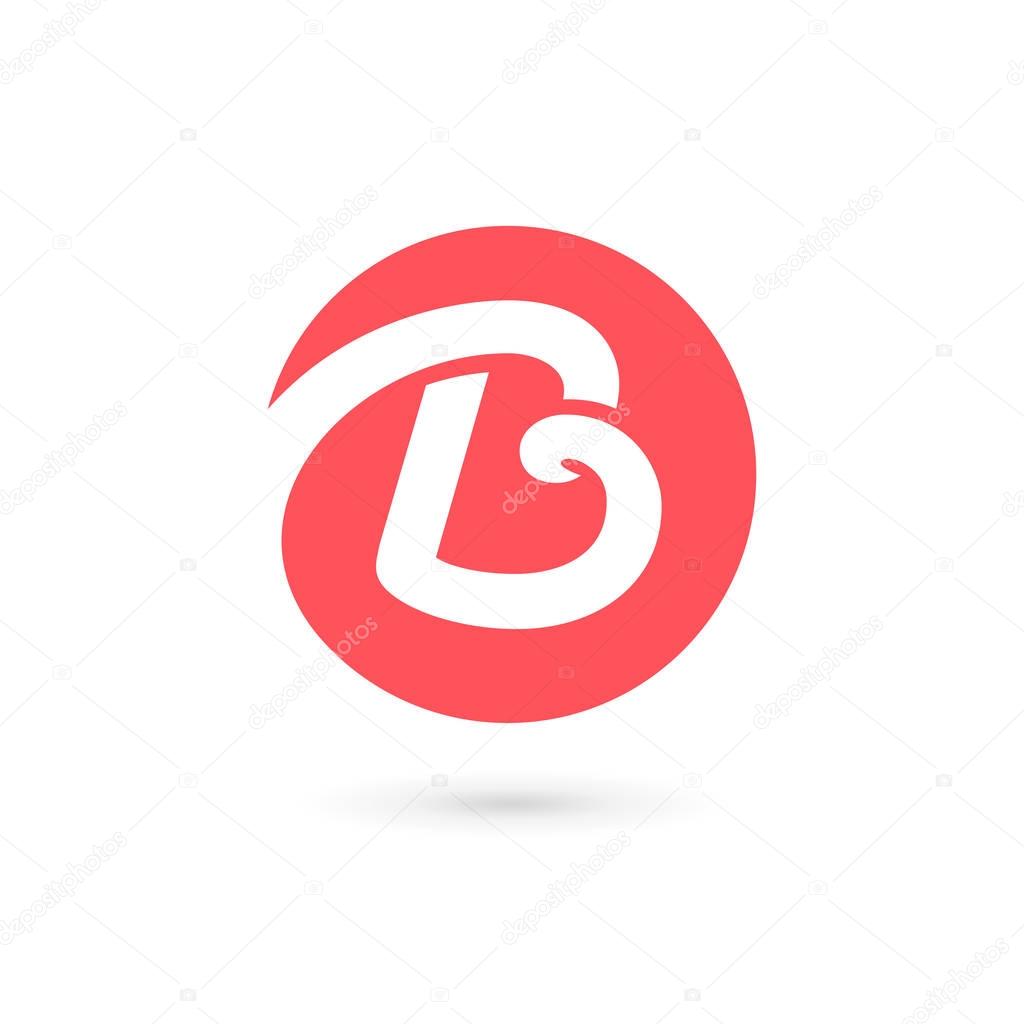 Letter B logo icon design template element