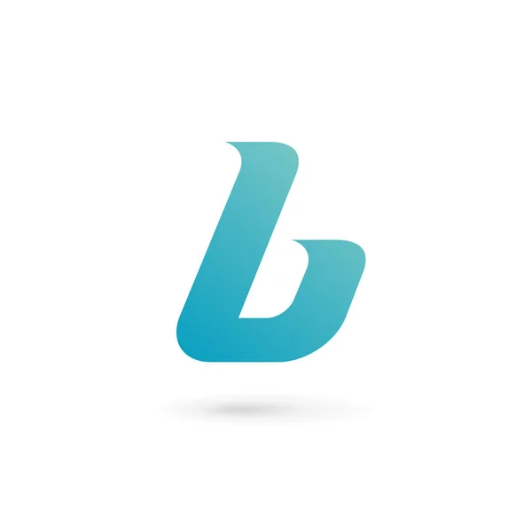 Літера b елементів дизайну логотипу — стоковий вектор