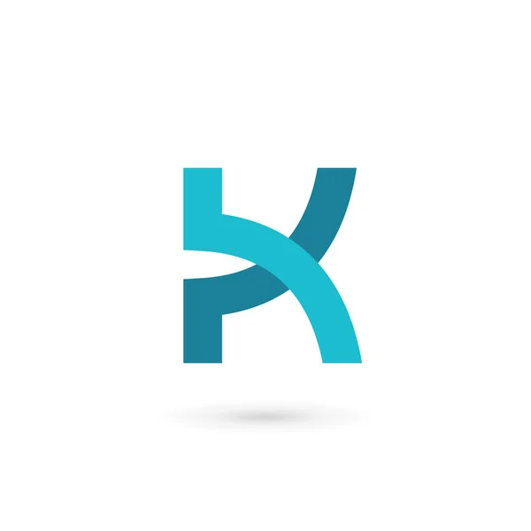 Елементи шаблону дизайну логотипу літери K — стоковий вектор