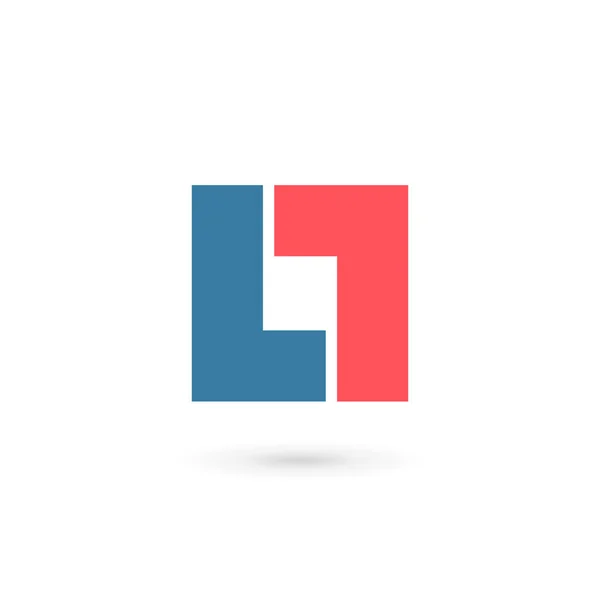Pictogram van de abstracte logo met de letter L. vectorelement ontwerp sjabloon — Stockvector