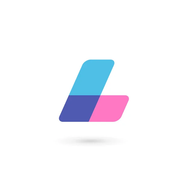 Letra L logotipo ícone design elementos de modelo —  Vetores de Stock