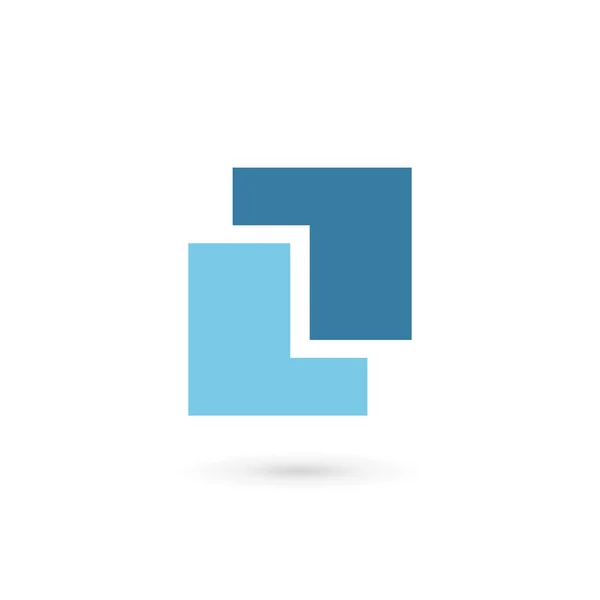 Elementy wzoru ikony logo litery L — Wektor stockowy