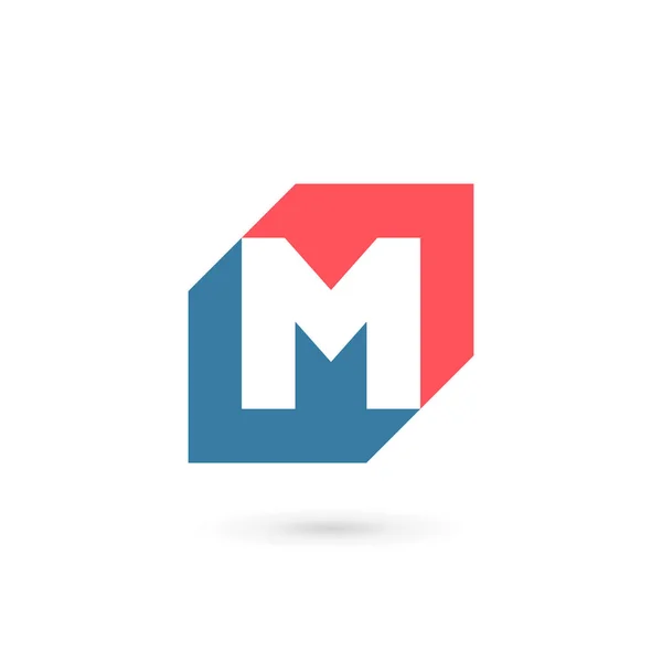 Letter M logo pictogram ontwerp template elementen — Stockvector