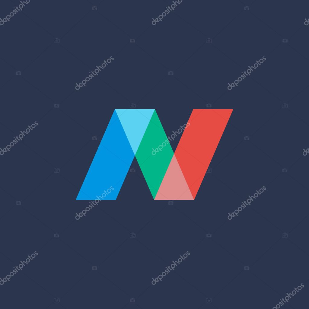 Letter N logo icon design template elements