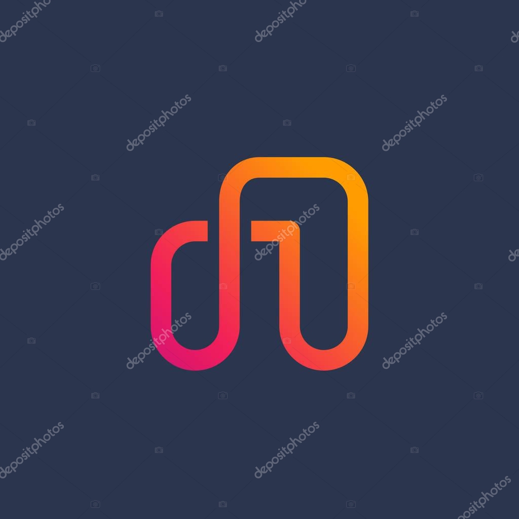 Letter N logo icon design template elements