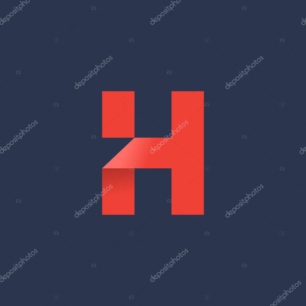 Letter H logo icon design template elements
