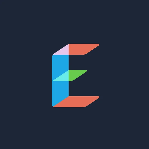 Letter E logo pictogram ontwerp template elementen — Stockvector