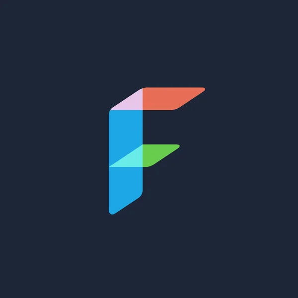 Letter F logo pictogram ontwerp template elementen — Stockvector