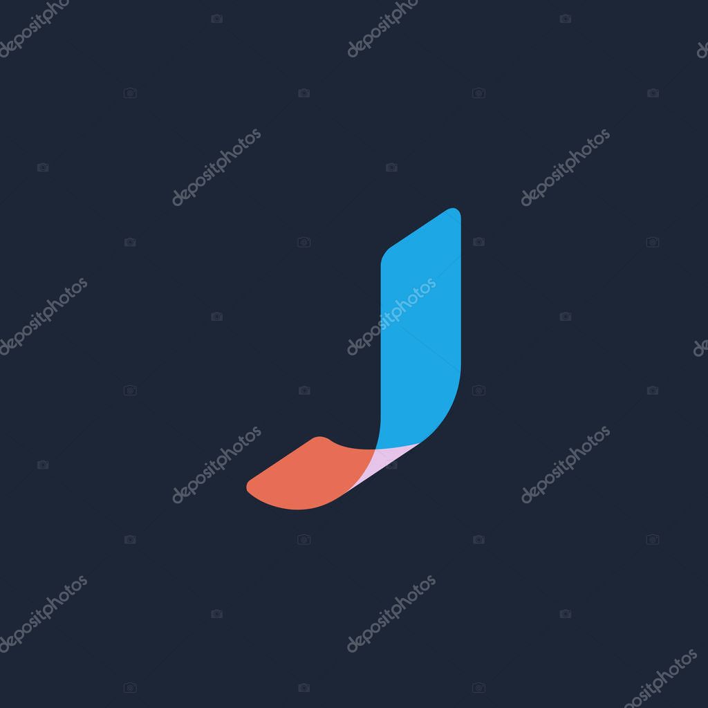 Letter J logo icon design template elements