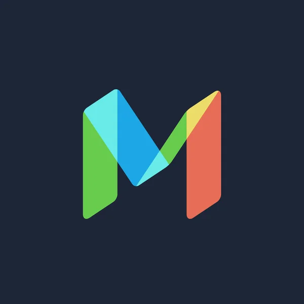 Letra M logotipo ícone design elementos de modelo —  Vetores de Stock