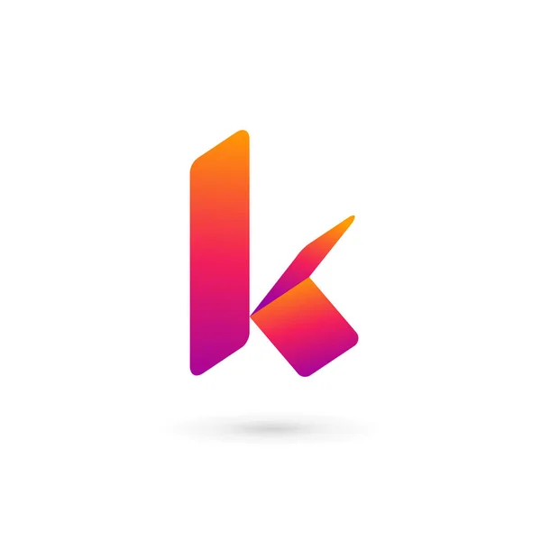 Letter K logo icon design template elements — Stock Vector