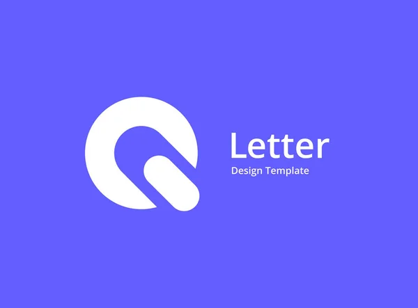 Letter Q logo icon design template elements — Stock Vector