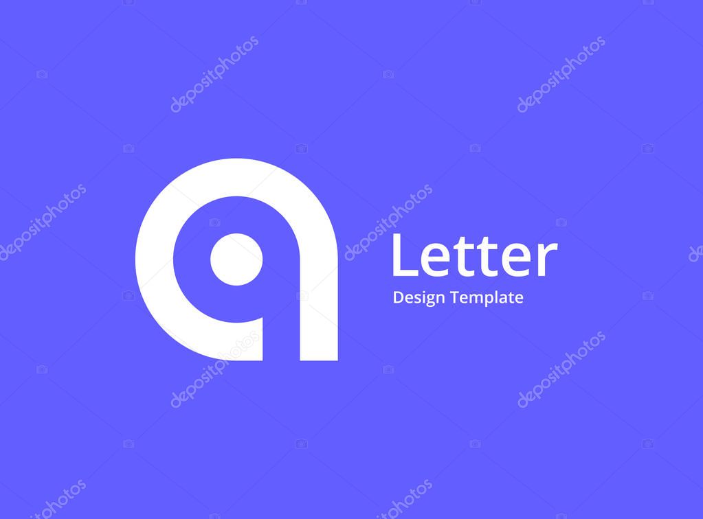 Letter A or Q logo icon design template elements