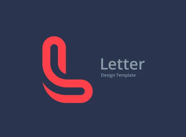 Lettre Logo Icône Conception Des Éléments Modèle — Image vectorielle